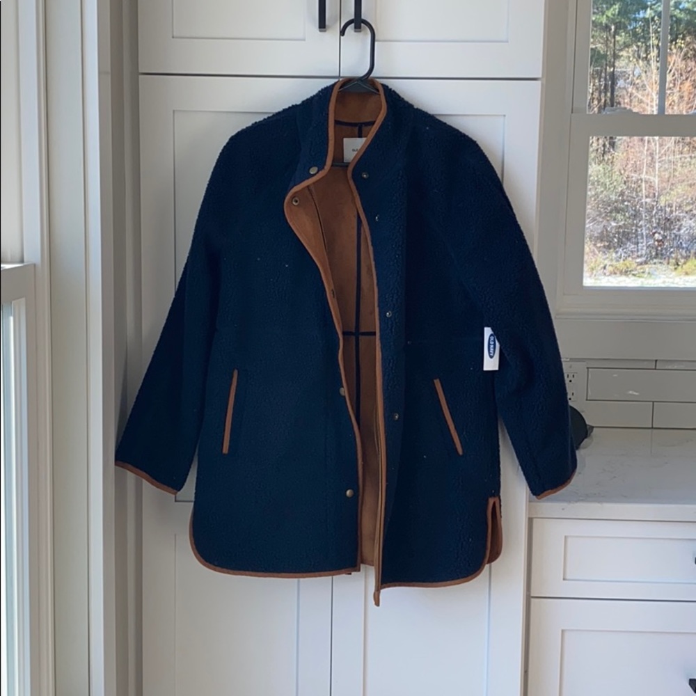 Navy And Suede Old Navy Jacket